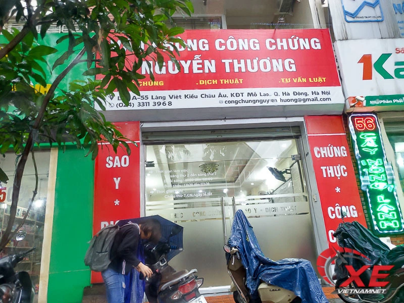 Liên hệ Văn phòng công chứng Nguyễn Thương Hà Dông Hà Nội