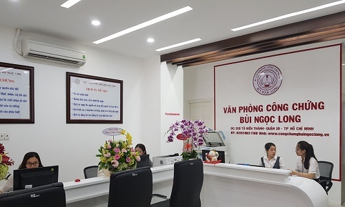 Liên hệ Văn phòng công chứng Bùi Ngọc Long Quận 10 Hồ Chí Minh