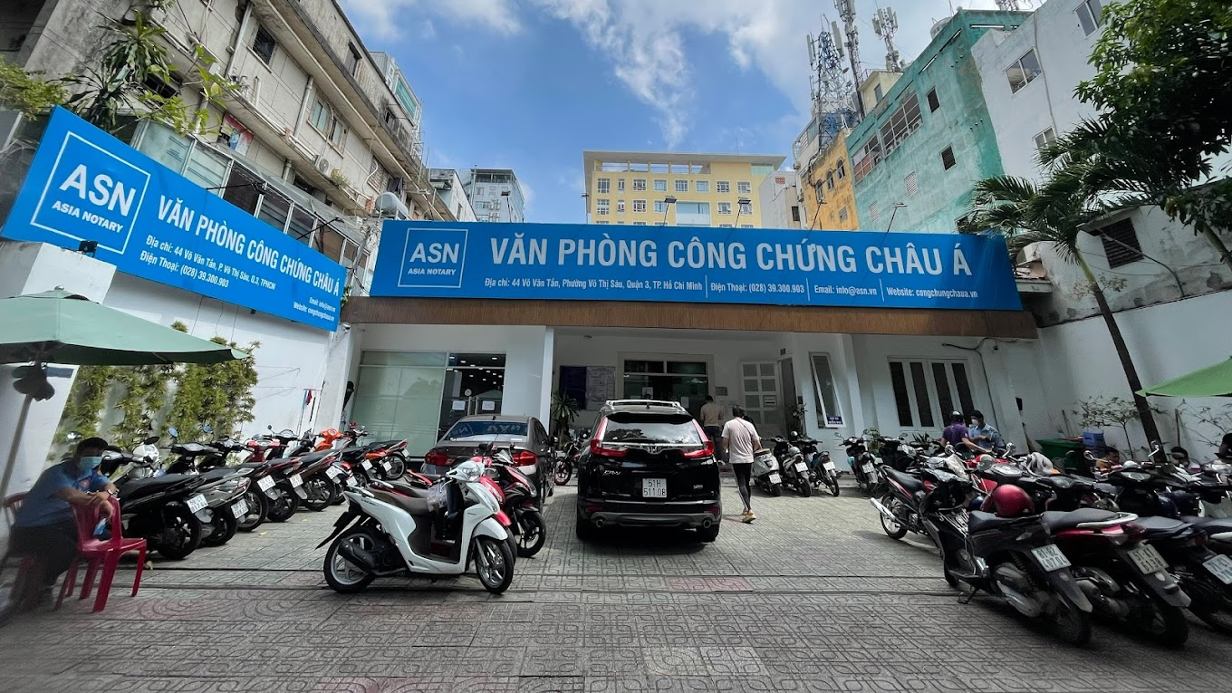 Liên hệ Văn phòng công chứng Châu Á Quận 3 Hồ Chí Minh