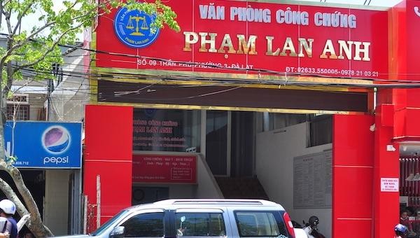 Liên hệ Văn phòng công chứng Phạm Lan Anh thông tin địa chỉ số điện thoại