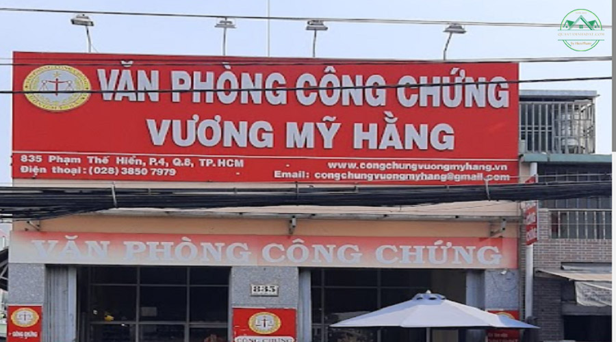 Liên hệ Văn phòng công chứng Vương Mỹ Hằng Quận 8 Hồ Chí Minh