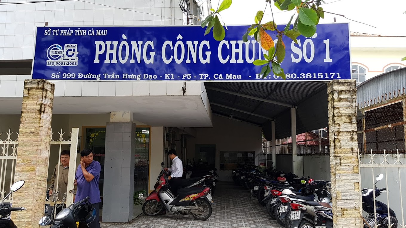 Liên hệ Phòng công chứng số 1 Cà Mau thông tin địa chỉ số điện thoại