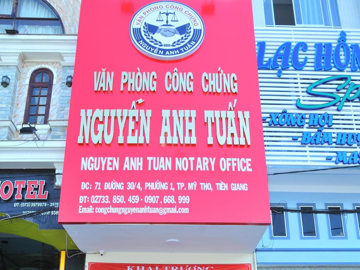 Liên hệ Văn phòng công chứng Nguyễn Anh Tuấn Tiền Giang thông tin địa chỉ số điện thoại