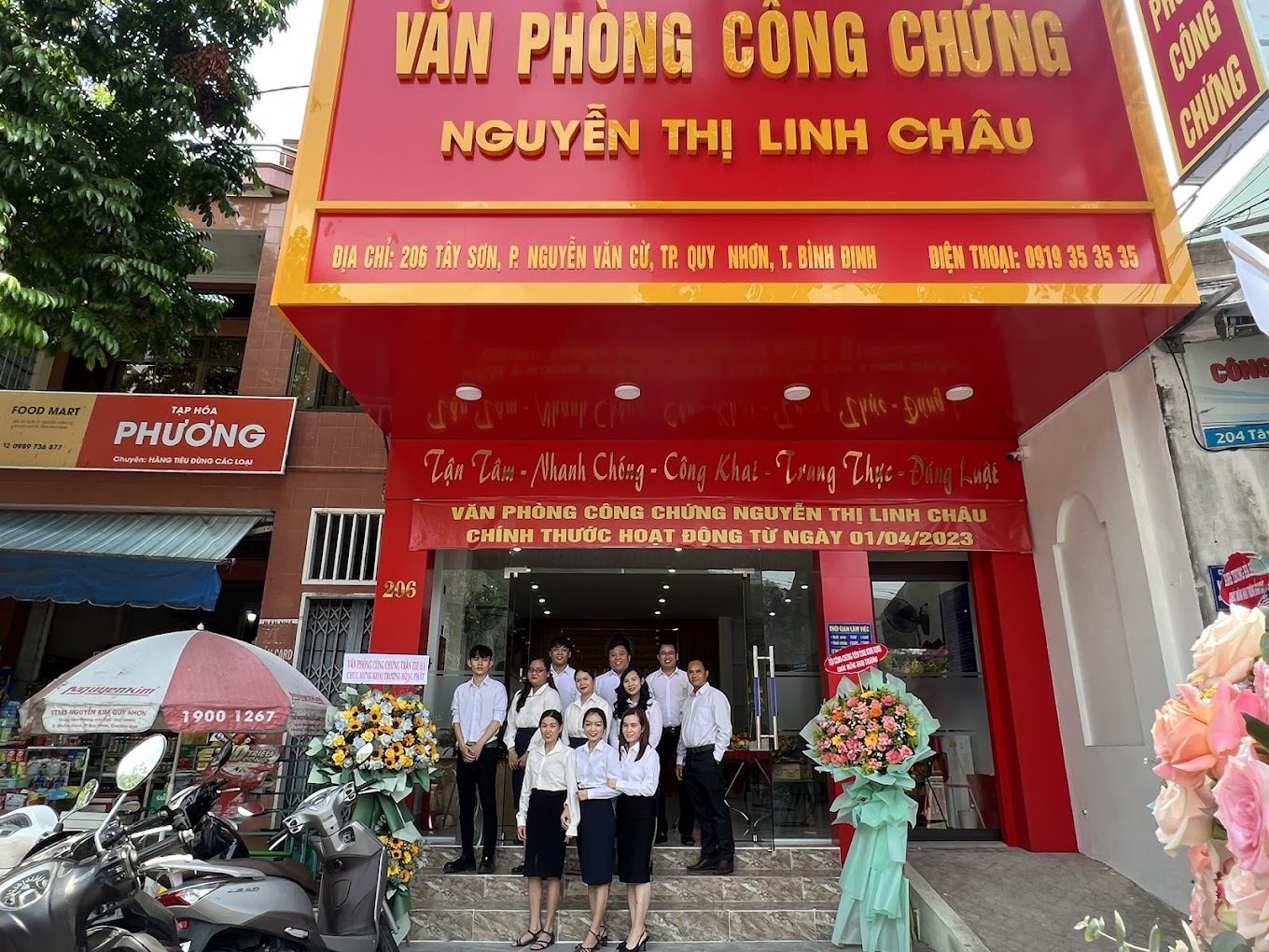 Liên hệ Văn phòng công chứng Nguyễn Thị Linh Châu thông tin địa chỉ số điện thoại