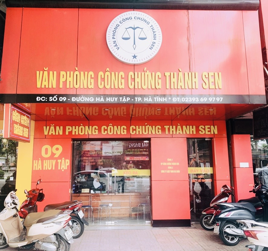 Liên hệ Văn phòng công chứng Thành Sen thông tin địa chỉ số điện thoại