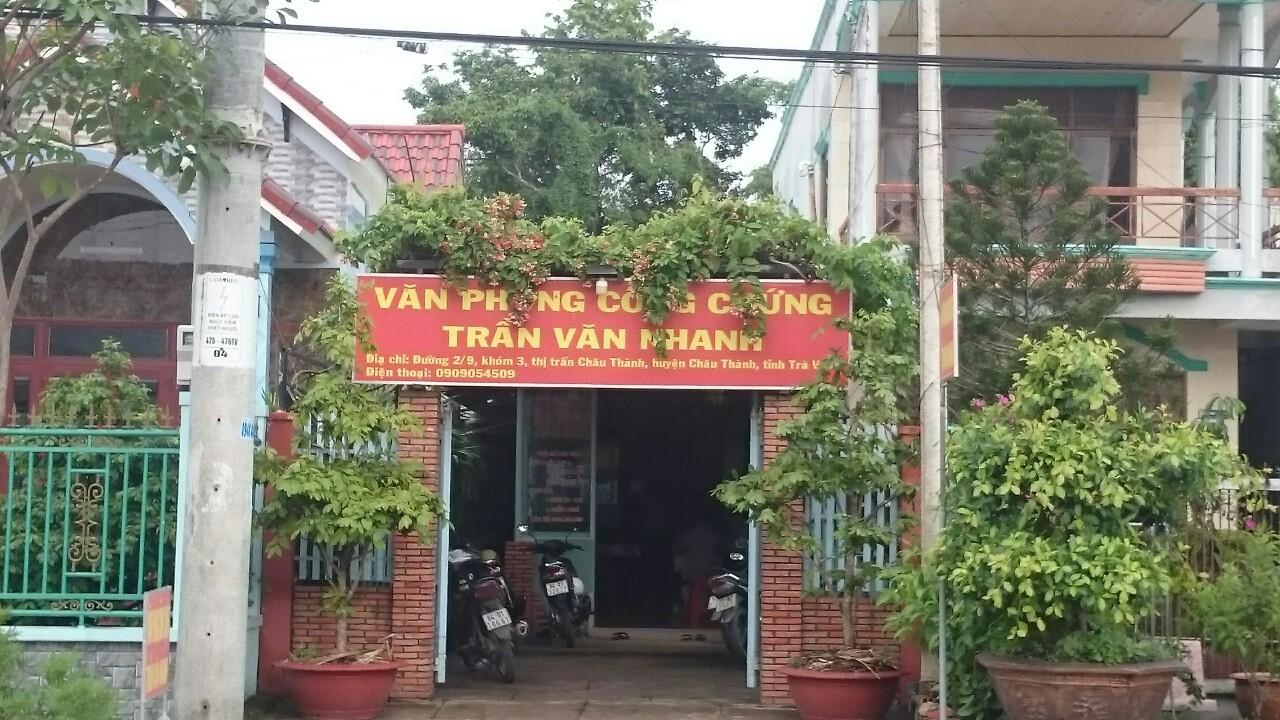 Liên hệ Văn phòng công chứng Trần Văn Nhanh thông tin địa chỉ số điện thoại