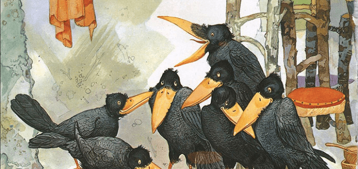 Truyện cổ tích bảy con quạ: Ý nghĩa và bài học quý giá về tình anh em