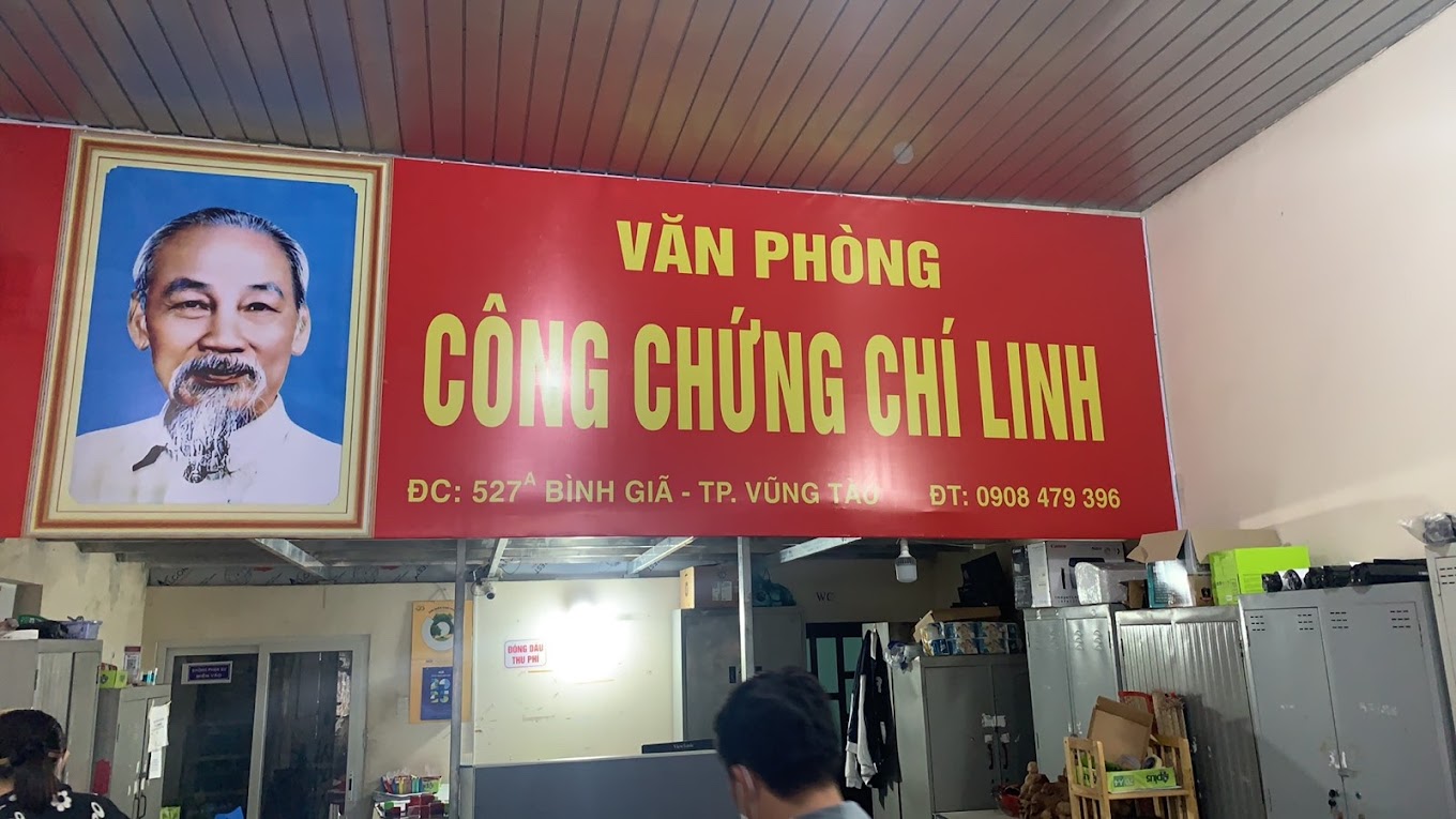 Danh sách Văn phòng công chứng thành phố Chí Linh tỉnh Hải Dương