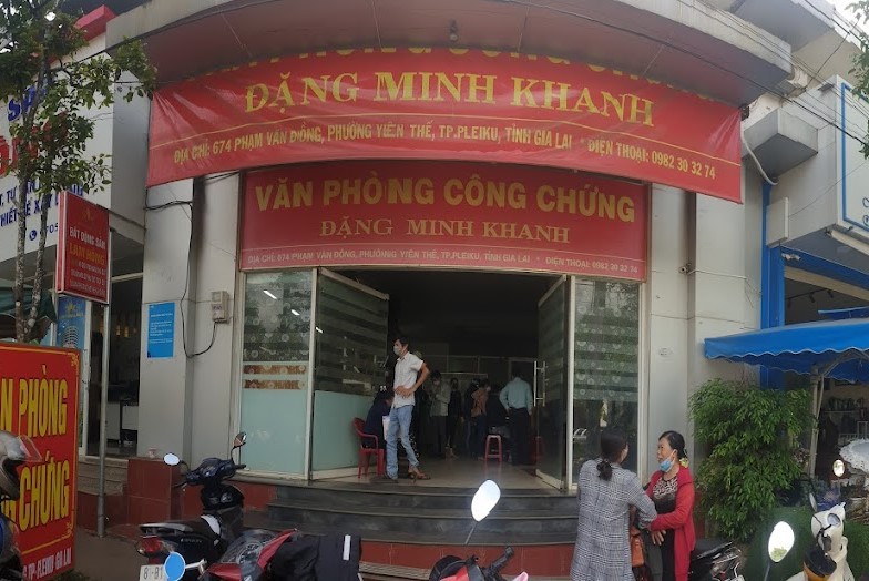 Liên hệ Văn phòng công chứng Đặng Minh Khanh thông tin địa chỉ số điện thoại