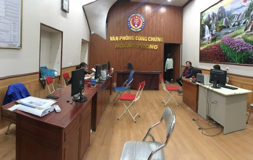 Liên hệ Văn phòng công chứng Hoàng Phong thông tin địa chỉ số điện thoại