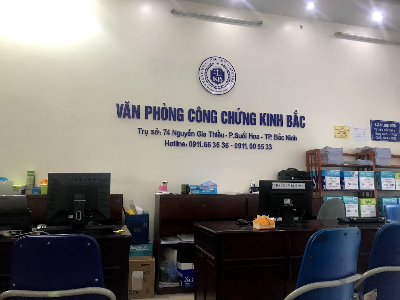 Liên hệ Văn phòng công chứng Kinh Bắc thông tin địa chỉ số điện thoại