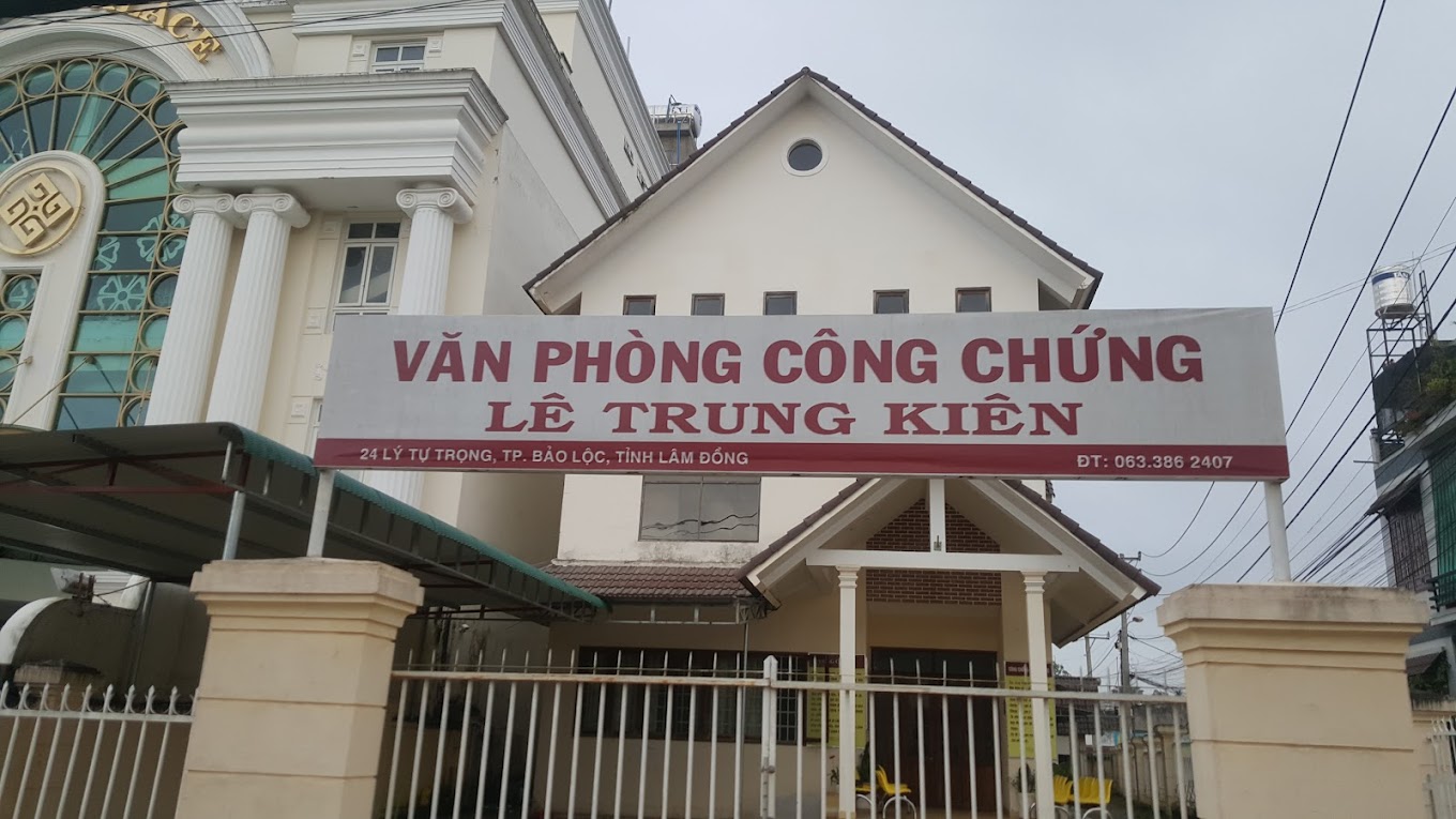 Liên hệ Văn phòng công chứng Lê Trung Kiên Bảo Lộc Lâm Đồng