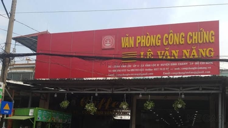 Liên hệ Văn phòng công chứng Lê Văn Năng Thủ Đức Hồ Chí Minh