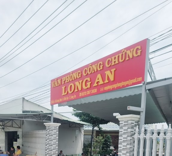 Danh sách văn phòng công chứng tỉnh Long An