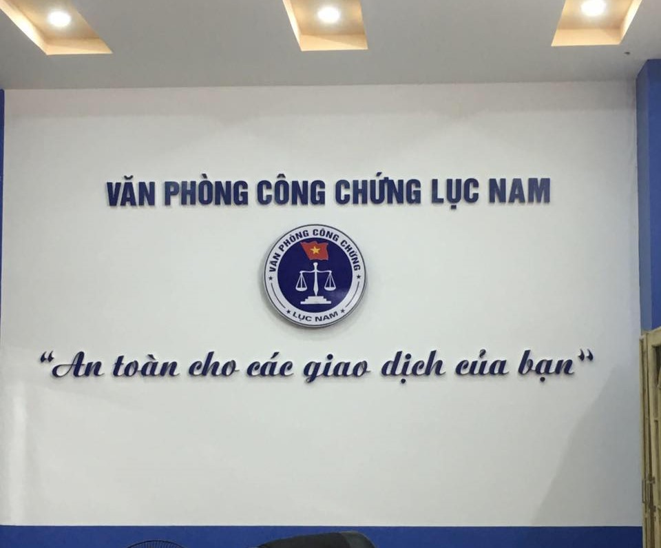 Liên hệ Văn phòng công chứng Lục Nam Bắc Giang