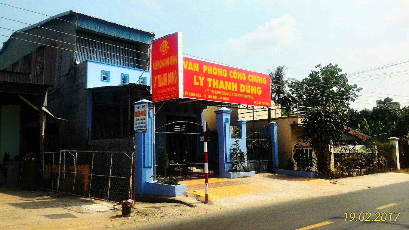 Liên hệ Văn phòng công chứng Lý Thanh Dũng thông tin địa chỉ số điện thoại