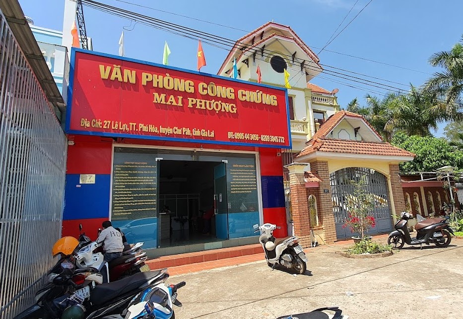 Liên hệ Văn phòng công chứng Mai Phượng thông tin địa chỉ số điện thoại