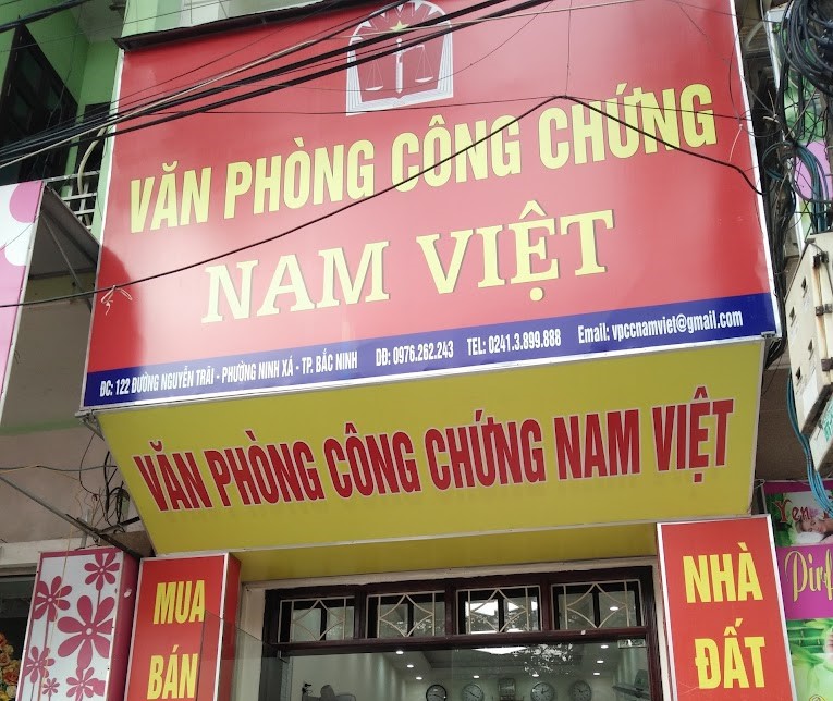Liên hệ Văn phòng công chứng Nam Việt thông tin địa chỉ số điện thoại