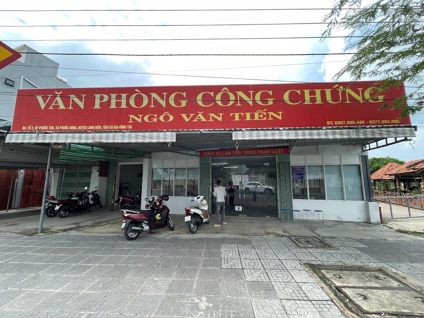 Liên hệ Văn phòng công chứng Ngô Văn Tiến Long Điền Bà Rịa Vũng Tàu