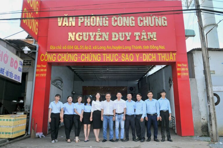 Liên hệ Văn phòng công chứng Nguyễn Duy Tâm thông tin địa chỉ số điện thoại