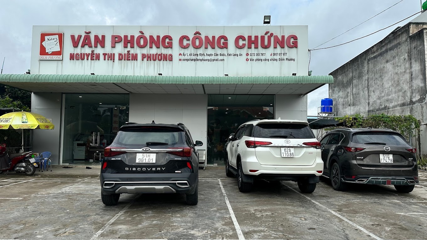 Liên hệ Văn phòng công chứng Nguyễn Thị Diễm Phương thông tin địa chỉ số điện thoại