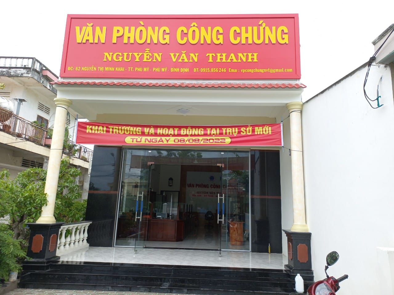 Liên hệ Văn phòng công chứng Nguyễn Văn Thanh thông tin địa chỉ số điện thoại