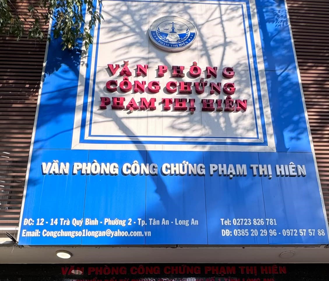 Liên hệ Văn phòng công chứng Phạm Thị Hiên thông tin địa chỉ số điện thoại
