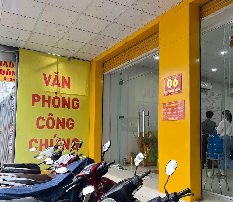 Liên hệ Văn phòng công chứng Phạm Văn Thông thông tin địa chỉ số điện thoại