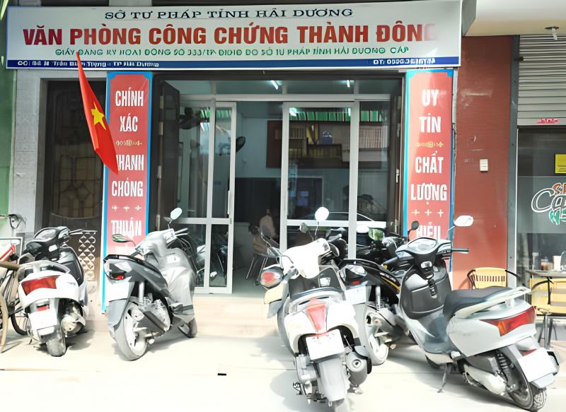 Liên hệ Văn phòng công chứng Thành Đông thông tin địa chỉ số điện thoại