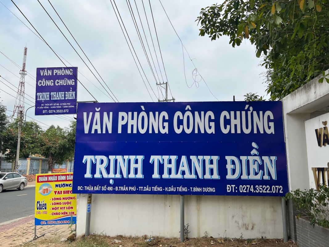 Liên hệ Văn phòng công chứng Trịnh Thanh Điền thông tin địa chỉ số điện thoại