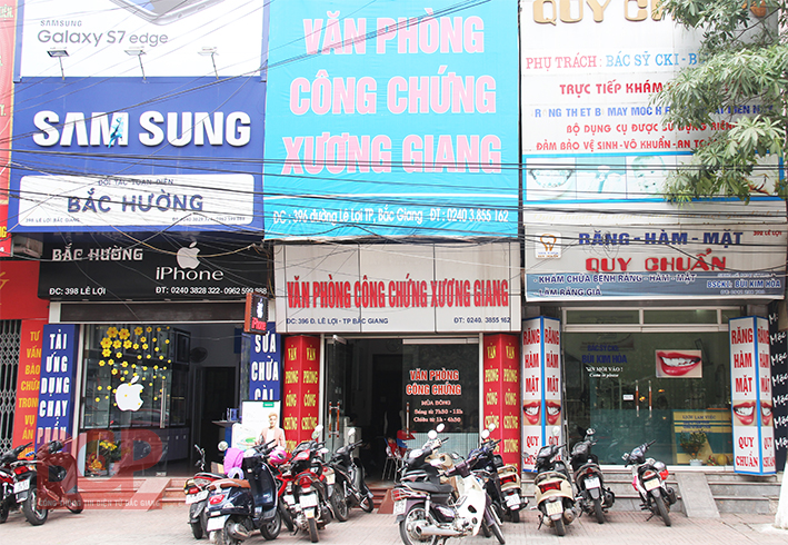 Liên hệ Văn phòng công chứng Xương Giang thông tin địa chỉ số điện thoại